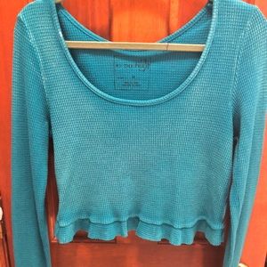Free People Teal Top!